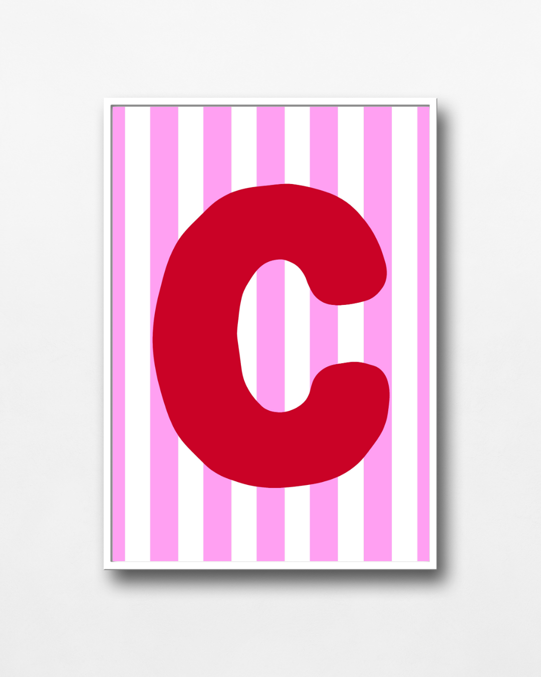 Circus Initial Print Letter C-Top 30 Art-Little Fish Co.