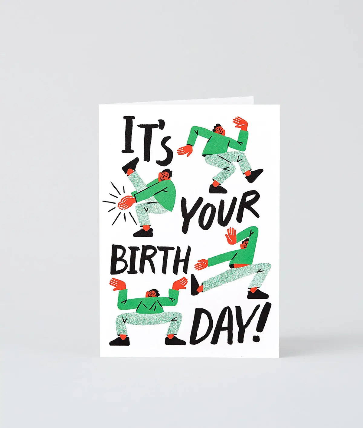 "birthday dance" greeting card-Fun-Little Fish Co.