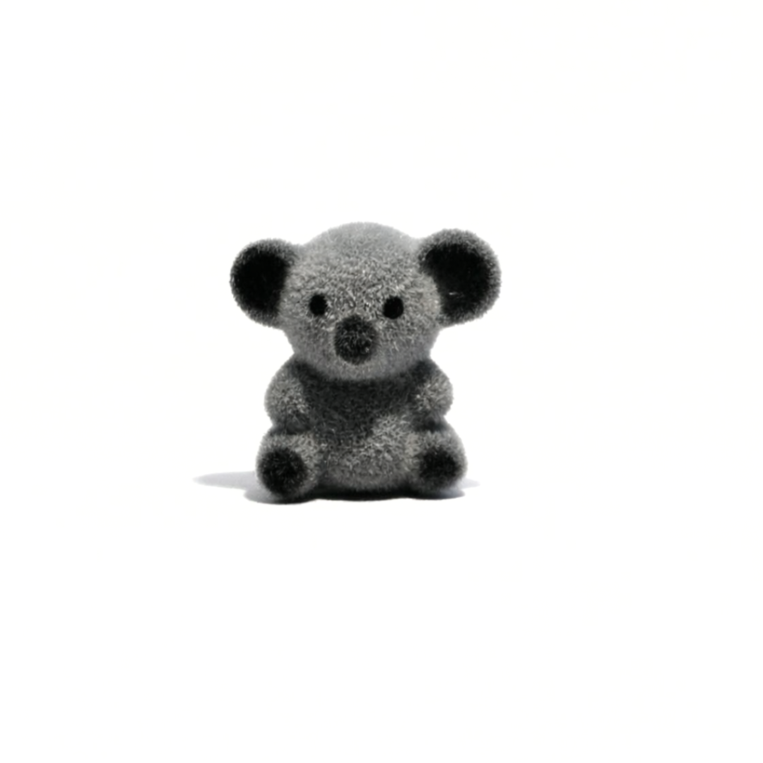Miniature Flocked Koala-Fun-Little Fish Co.