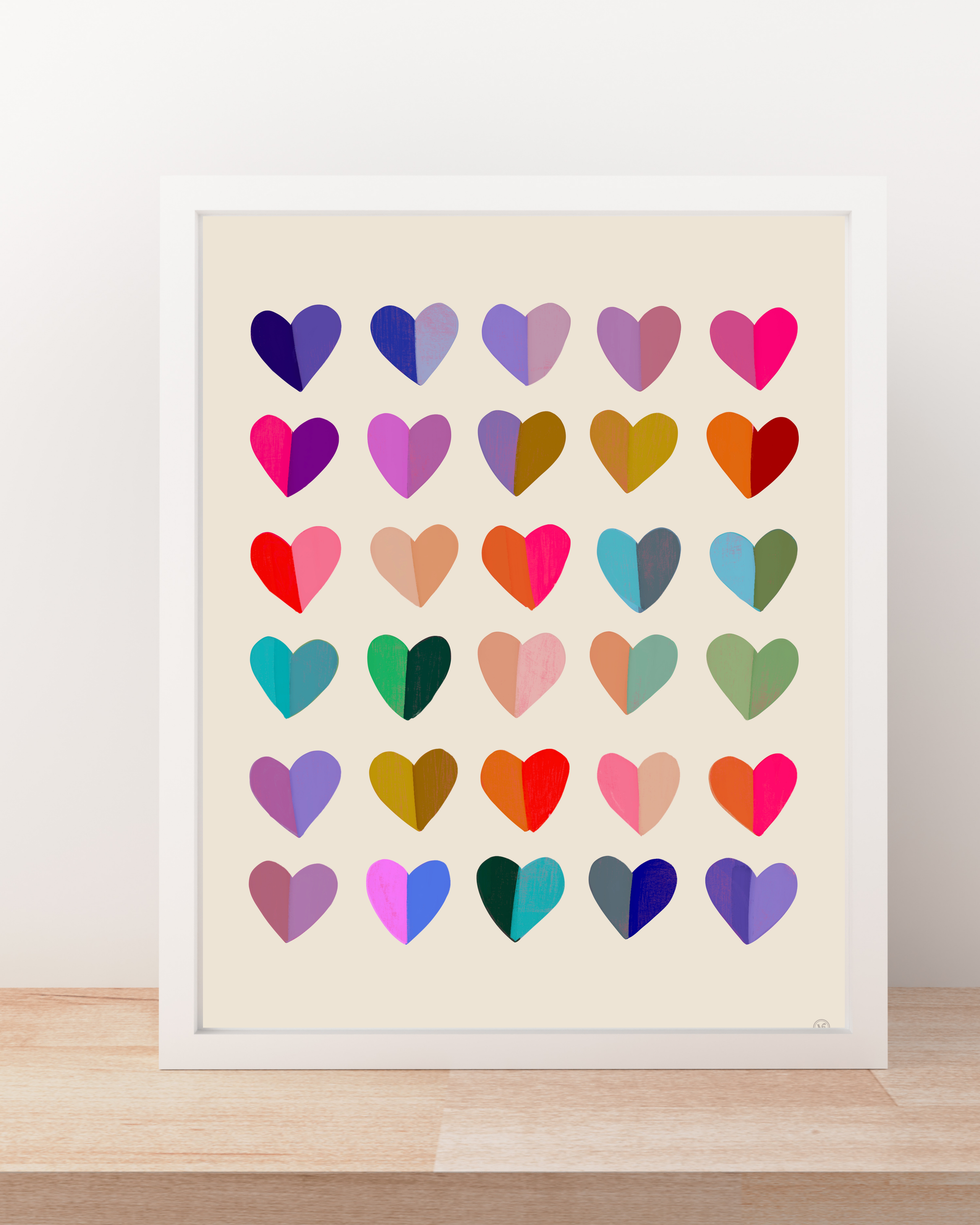Hearts- Vicky Barone-Art-Little Fish Co.