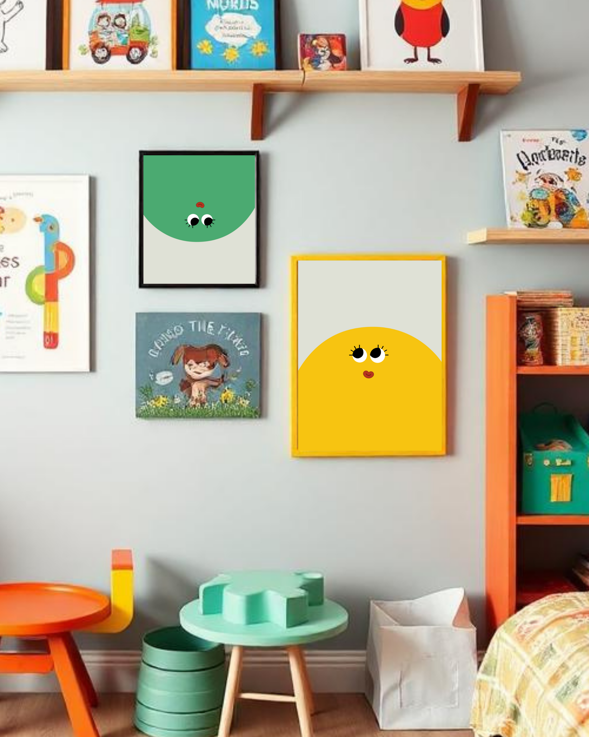 Dotty - Art print - colors available-Art-Little Fish Co.