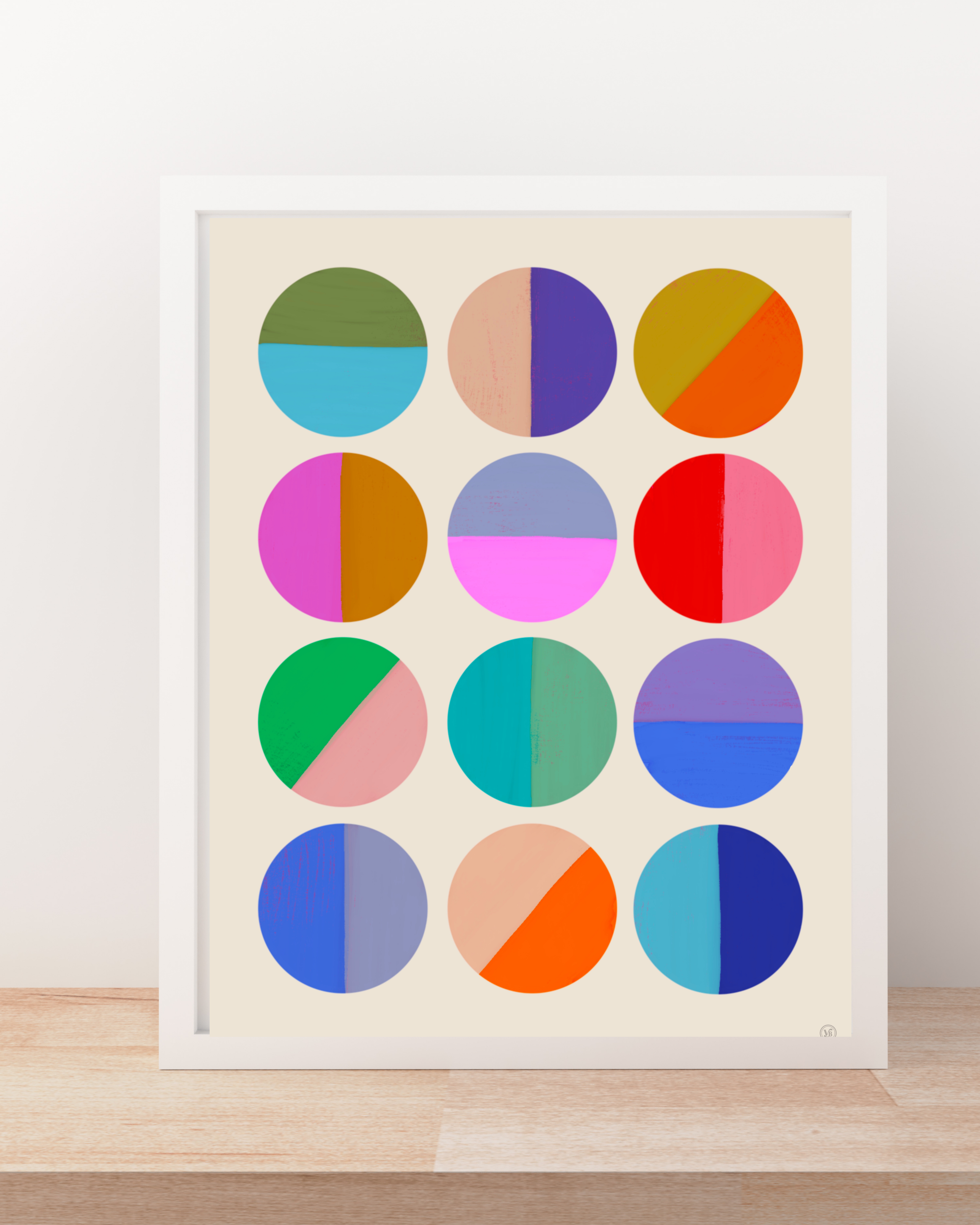 Colour block - Vicky Barone-Art-Little Fish Co.