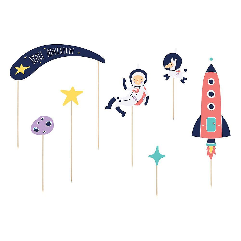 Space party Cake toppers-Little Fish Co.