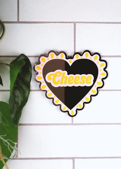 I heart Cheese Mirror-New Arrivals 2025-Little Fish Co.