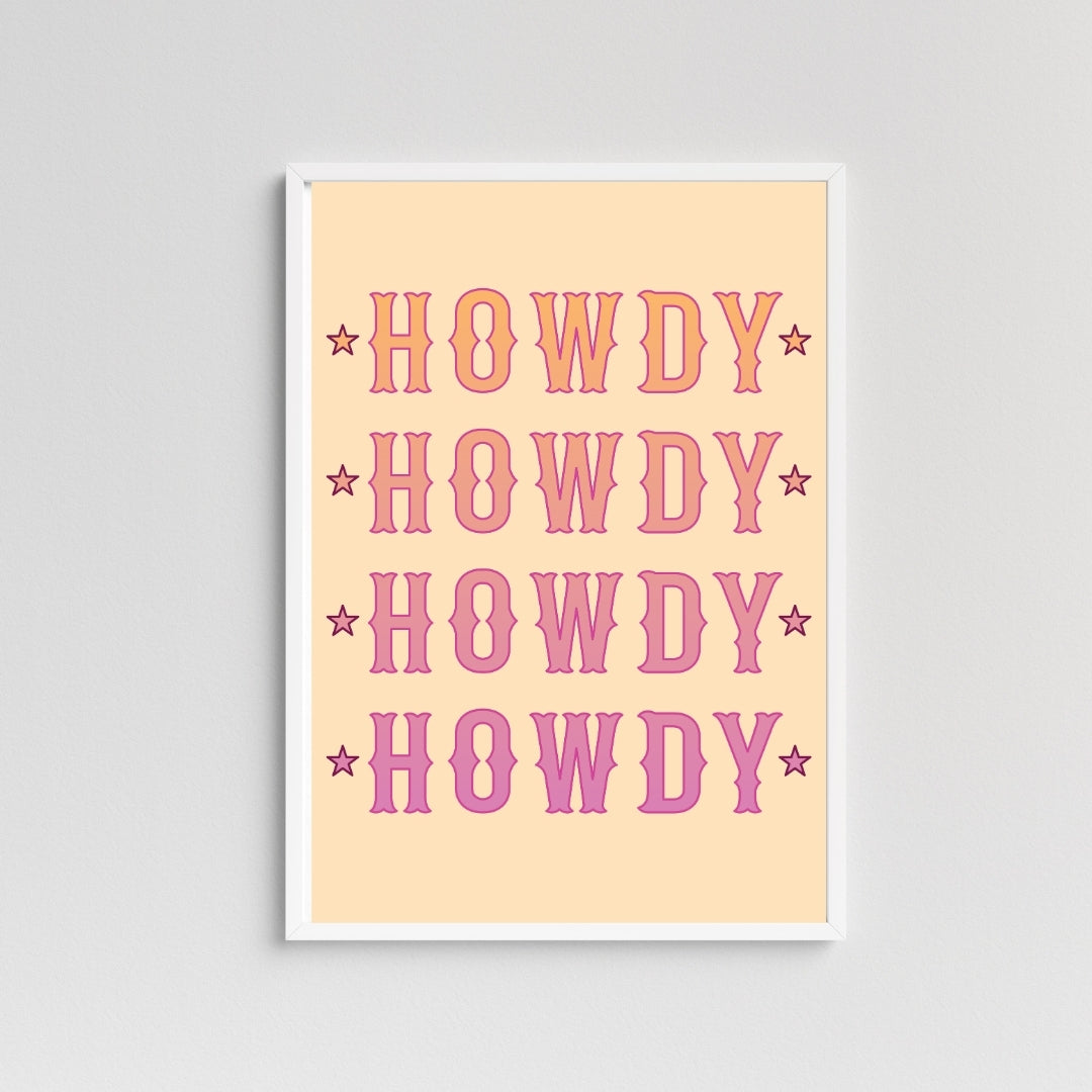 HOWDY Print-Little Fish Co.