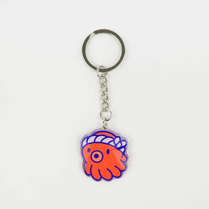 Tako Keychain in recycled acrylic-Top 30 Stationary-Little Fish Co.