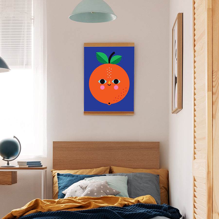 Orange Print - Little Fish Co x Vanja Kragulj-Art-Little Fish Co.