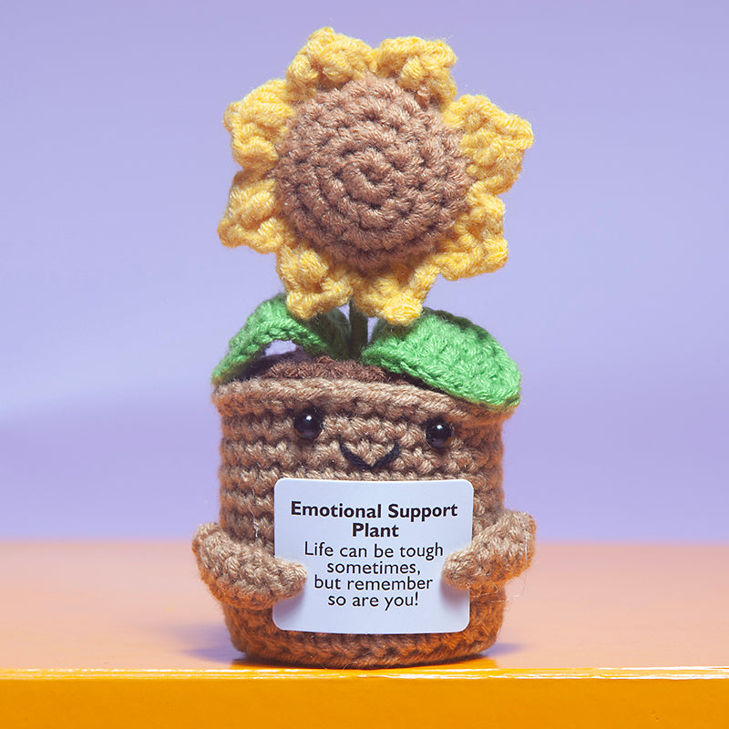 Positive Energy crochet Plant - various-Little Fish Co.