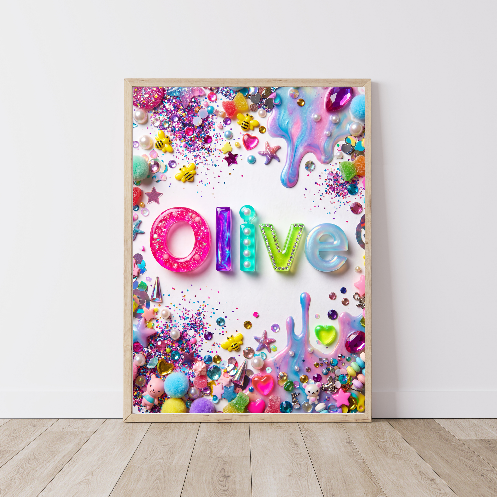 Personalized name Collage Print-Top 30 Art-Little Fish Co.