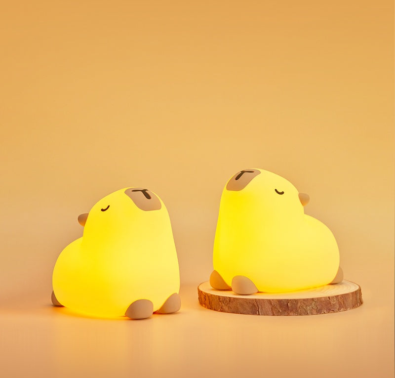 Yoga Capybara Silicon night light-Top 30 Decor-Little Fish Co.