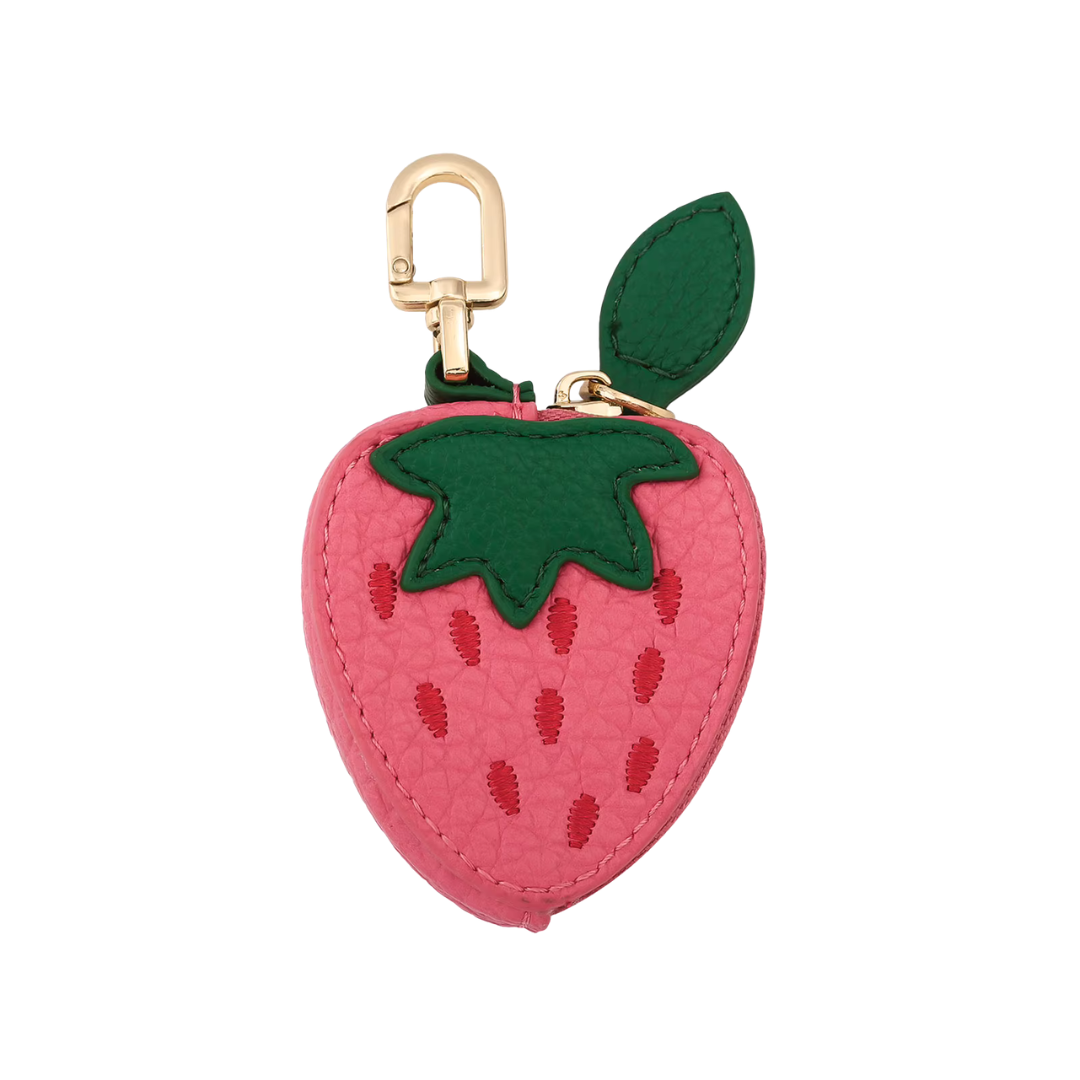 Strawberry  Fruit Bag Charm Vegan