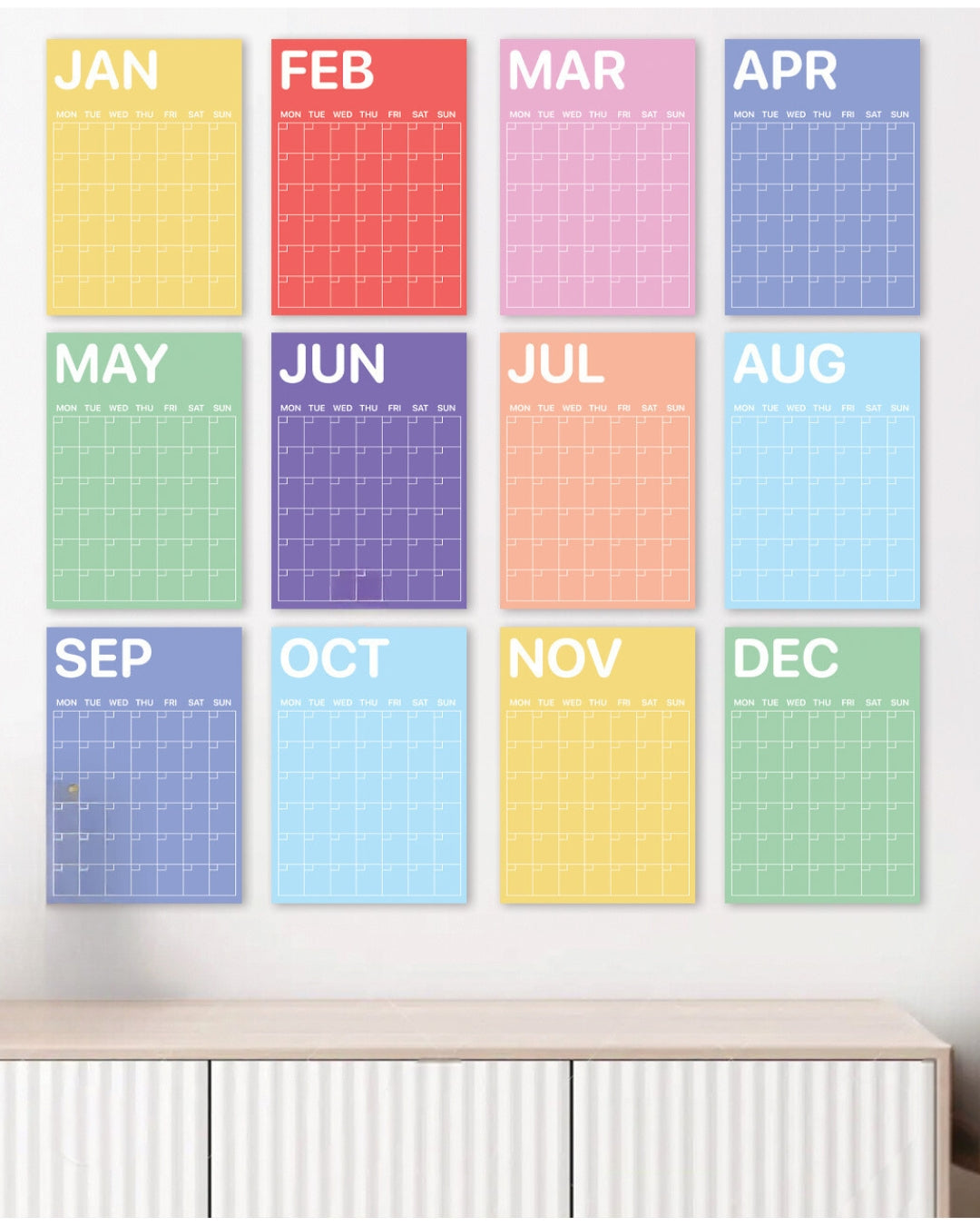 Wall Calendar - Colour - A3-New arrivals-Little Fish Co.