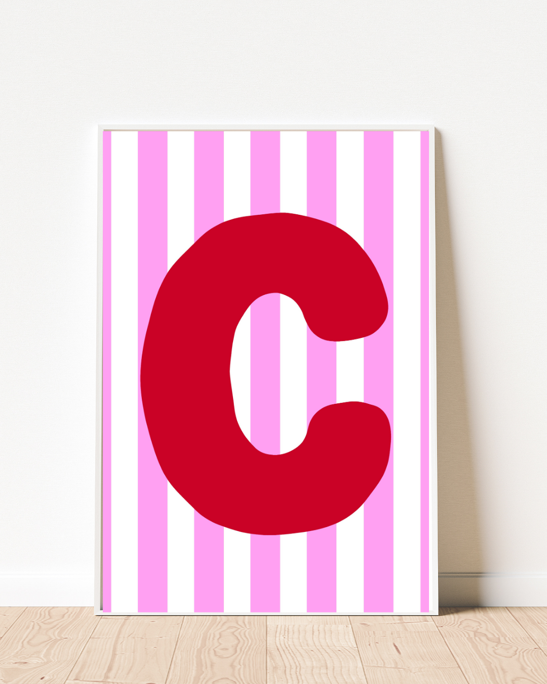 Circus Initial Print Letter C-Top 30 Art-Little Fish Co.