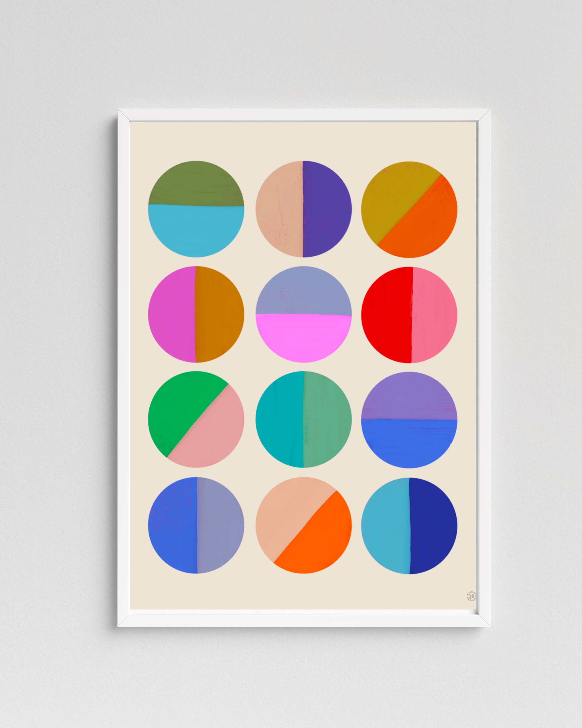 Colour block - Vicky Barone-Art-Little Fish Co.