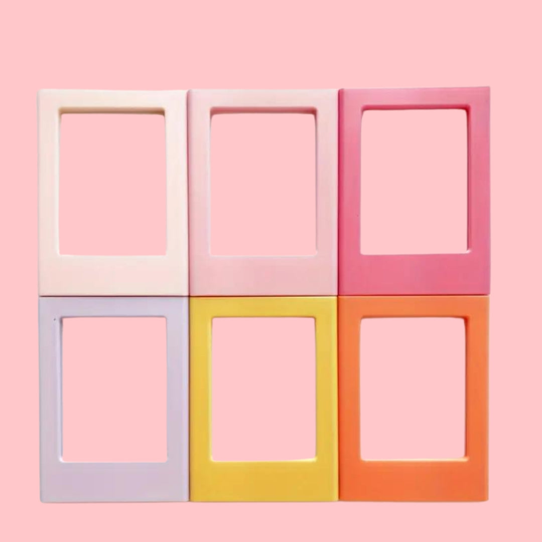 Mini Magnetic photo frame - pastel pinks-New Arrivals-Little Fish Co.