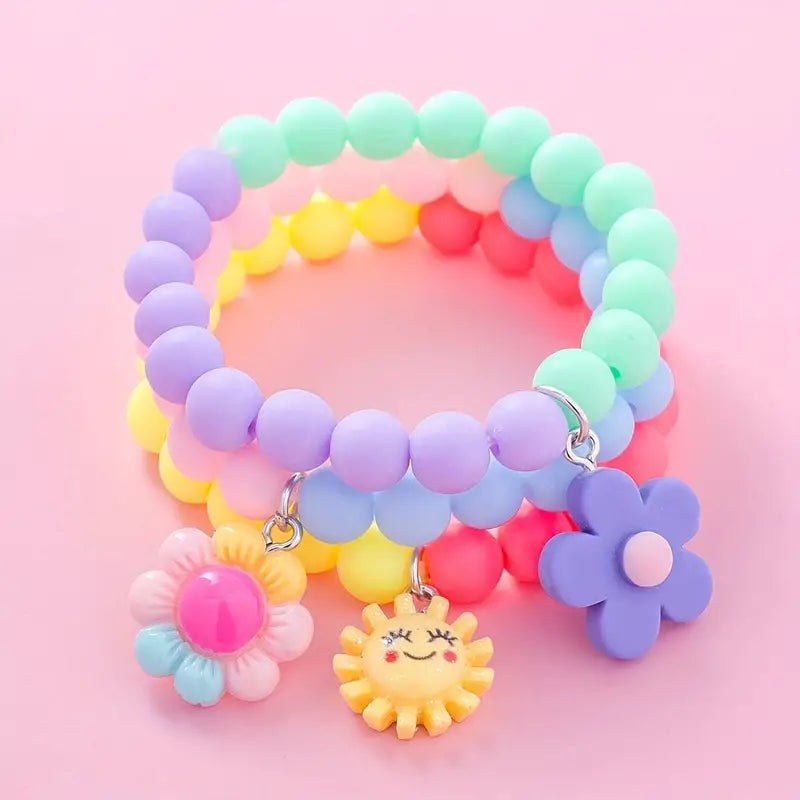 Multi colour Charm bracelet - Kids-Little Fish Co.