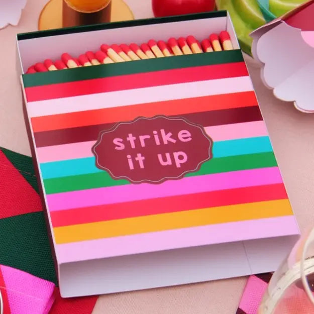 Strike it up safety matches