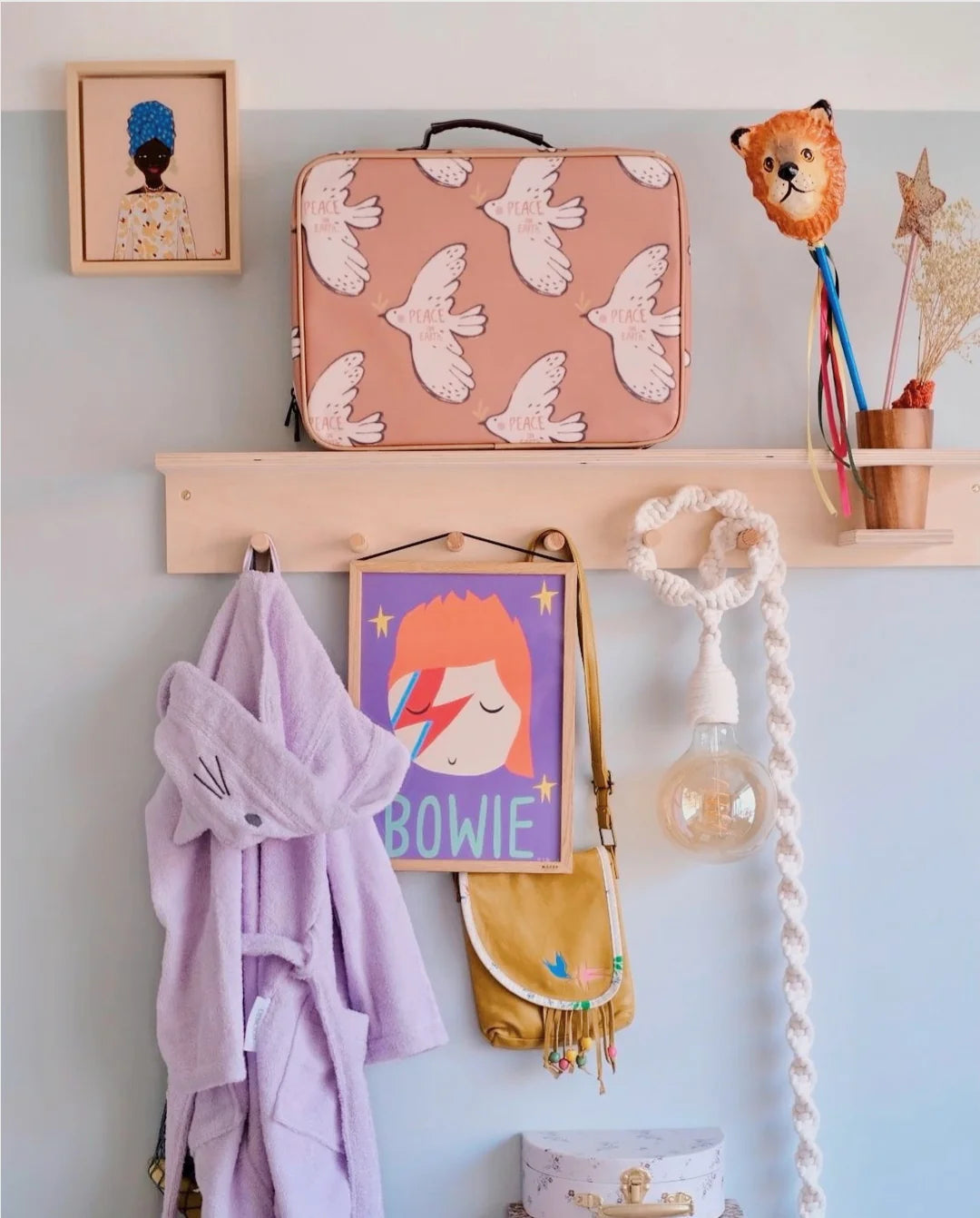 Wolfnoodle Bowie print-Little Fish Co.