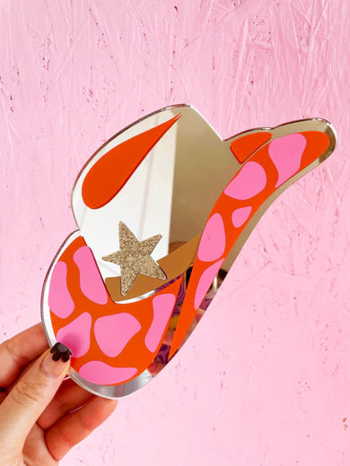 Rootin Tootin cowbow hat mirror-New Arrivals-Little Fish Co.