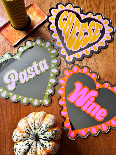 Large Frilly Pasta Heart-Top 30 Decor-Little Fish Co.