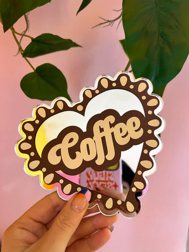 I heart Coffee Mirror-New Arrivals 2025-Little Fish Co.