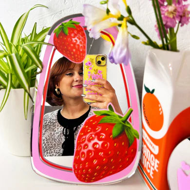 Juicy Strawbs mirror-New Arrivals 2025-Little Fish Co.