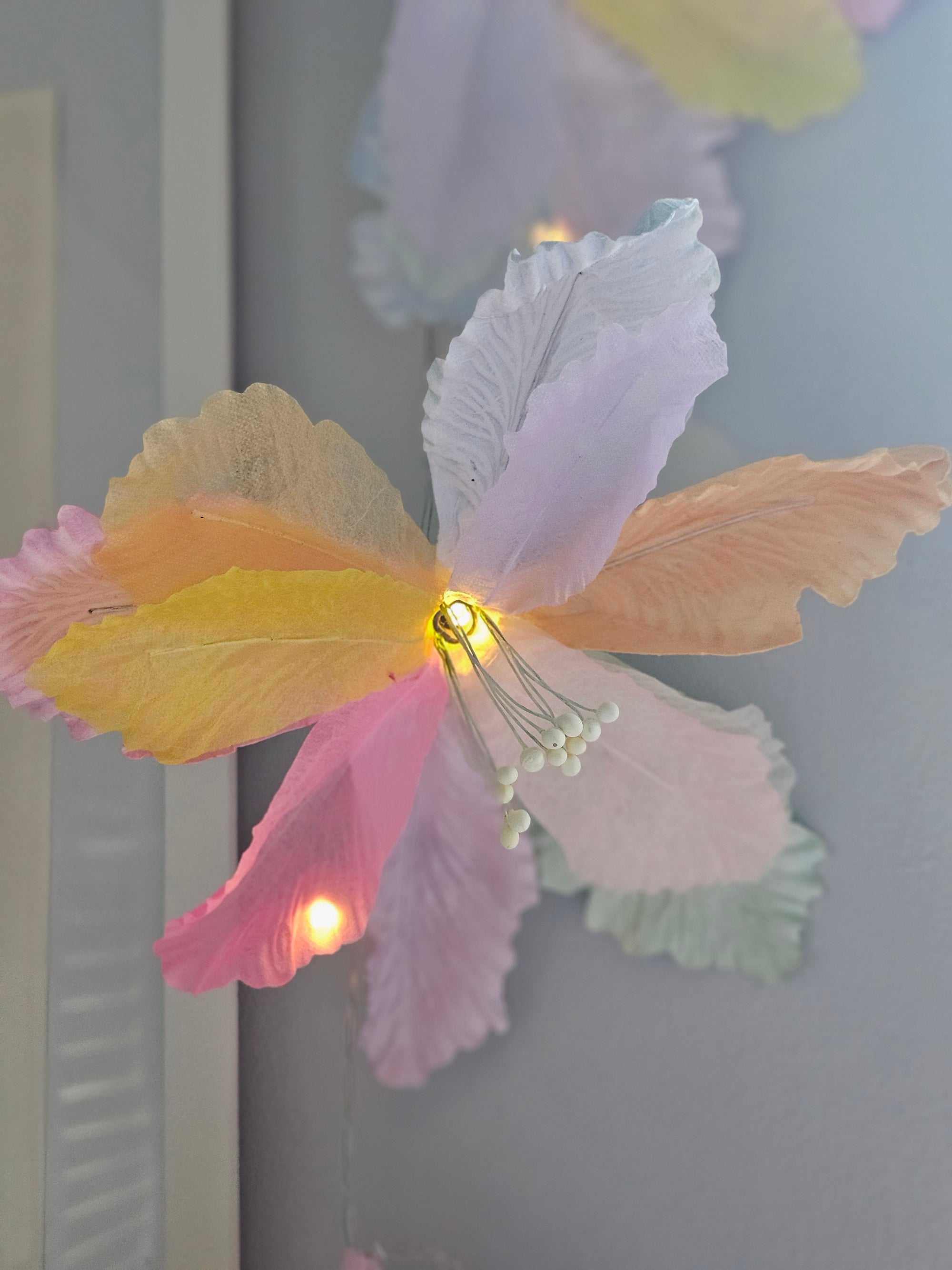 Dancing Flower String Lights - In stock - ready to ship-Paper Flowers-Little Fish Co.