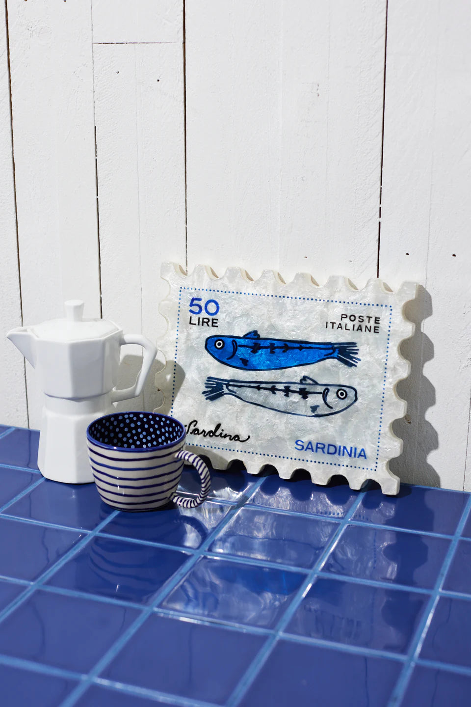 Sardinia Stamp-Decor-Little Fish Co.