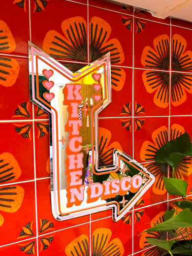 Retro Kitchen Disco Mirror - small-New Arrivals 2025-Little Fish Co.