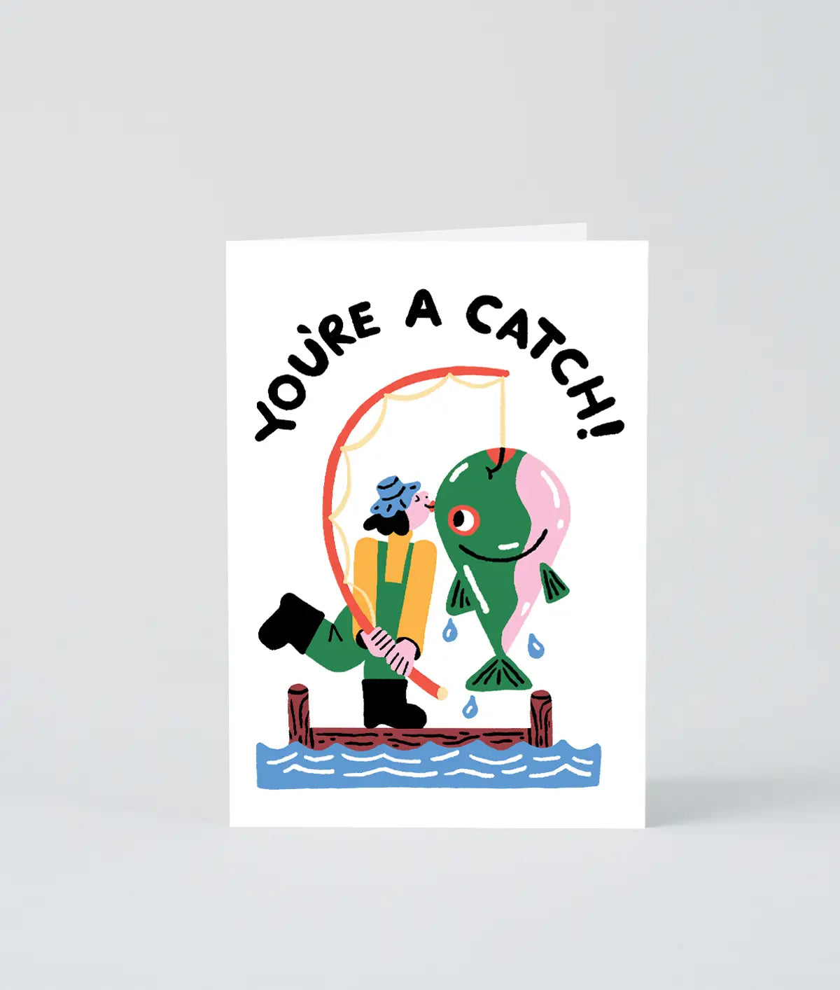 " you're a catch" greeting card-Fun-Little Fish Co.