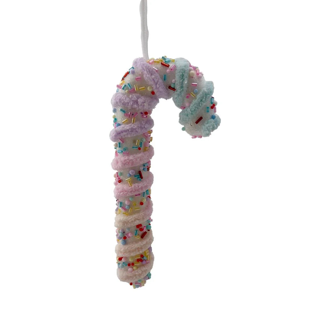 Pink Sprinkle Candy Cane ornament 20cm-Top 30 Christmas-Little Fish Co.