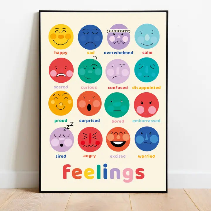 Feelings - Art Print A3-Art-Little Fish Co.