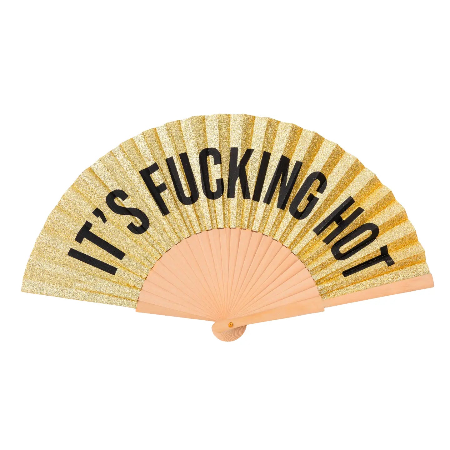 Gold Glitter Fan