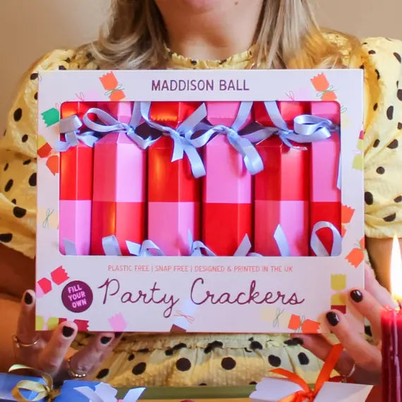 Pink and Red fill your own crackers