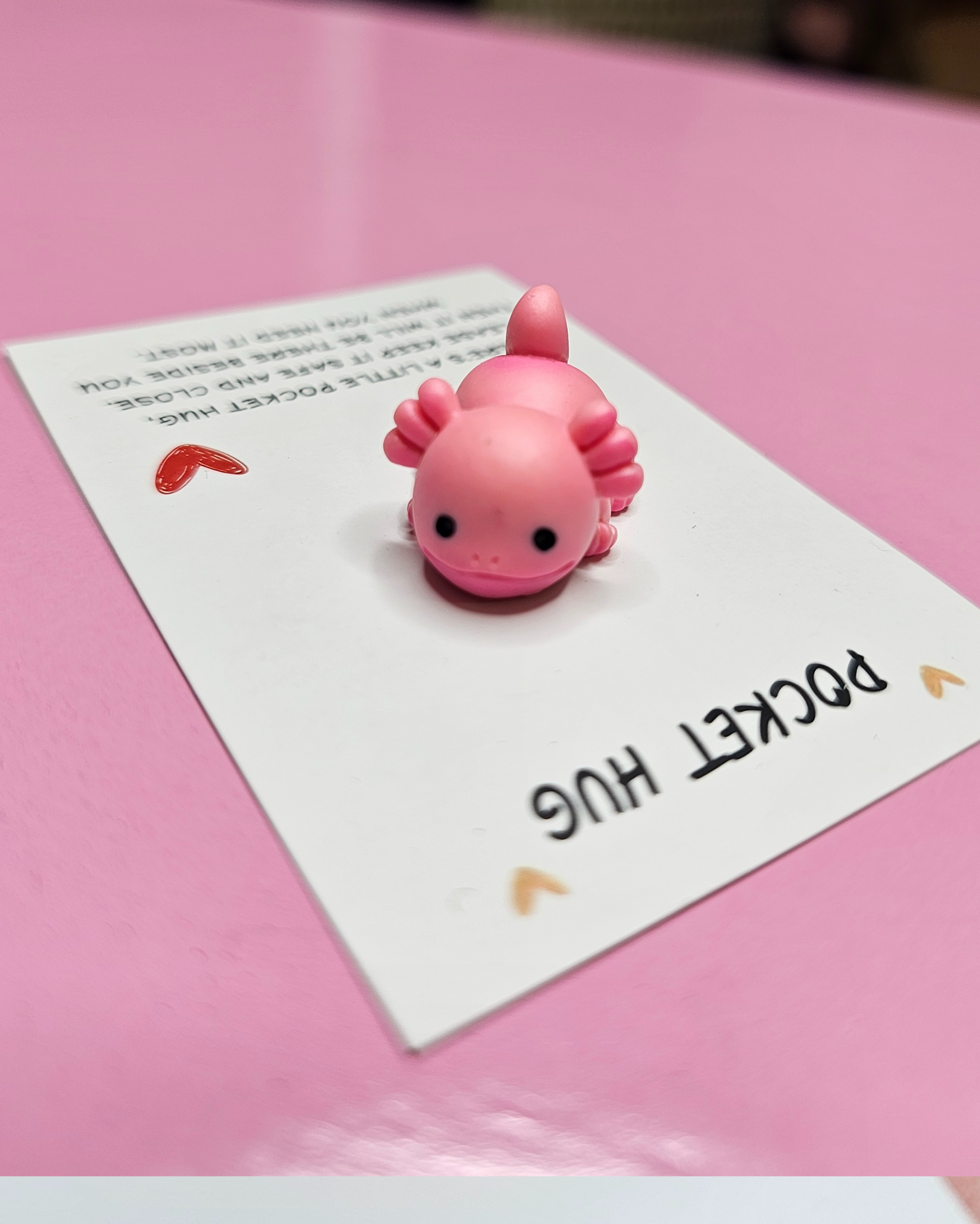 Pocket hug - Axolotl-top 30 back to school-Little Fish Co.