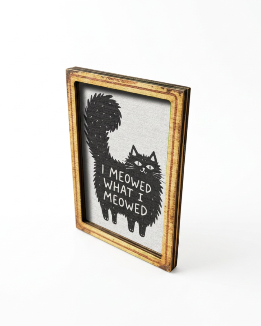 Meowed Fridge magnet