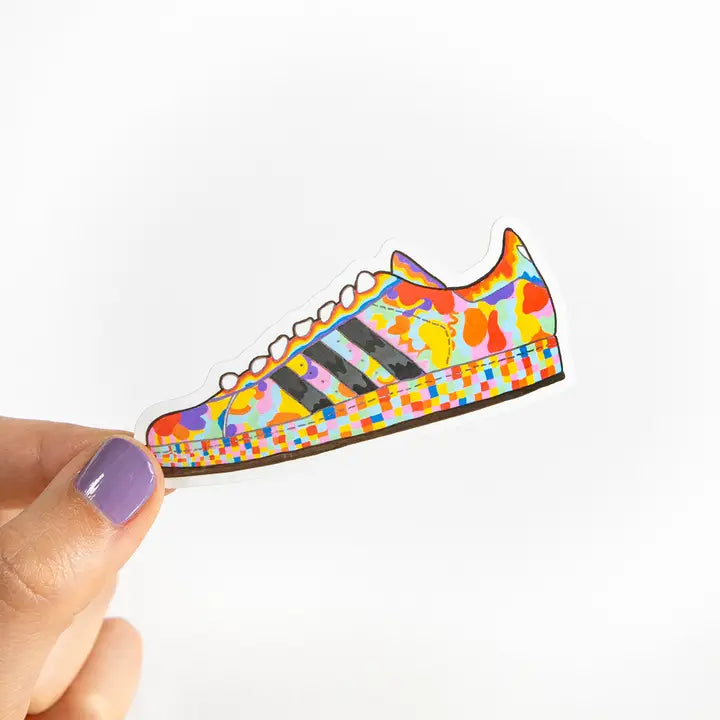 Rainbow sneaker sticker-New Arrivals 2025-Little Fish Co.