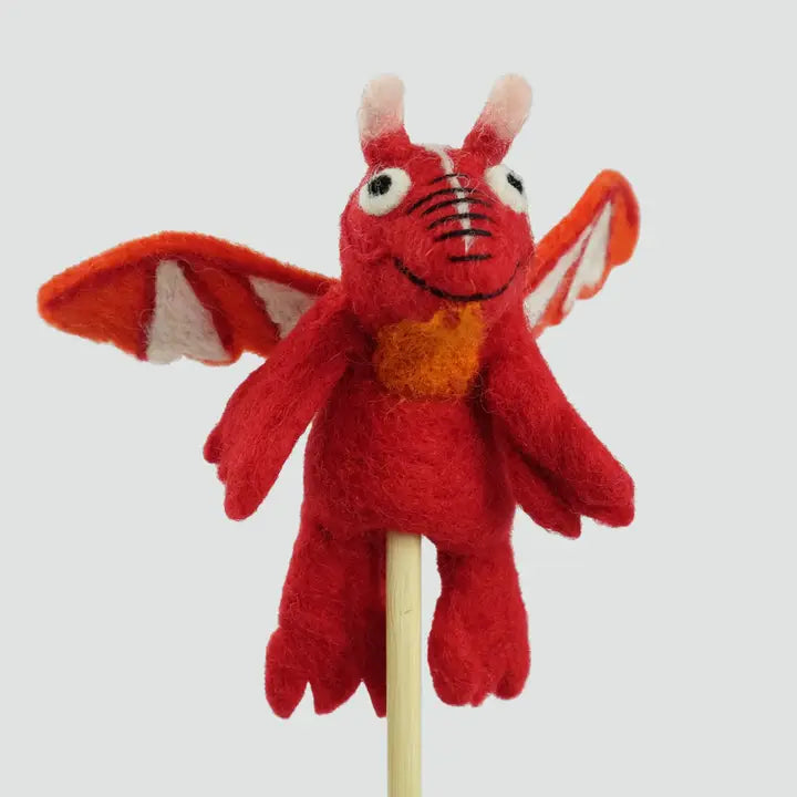 Red Dragon Finger Puppet-Little Fish Co.