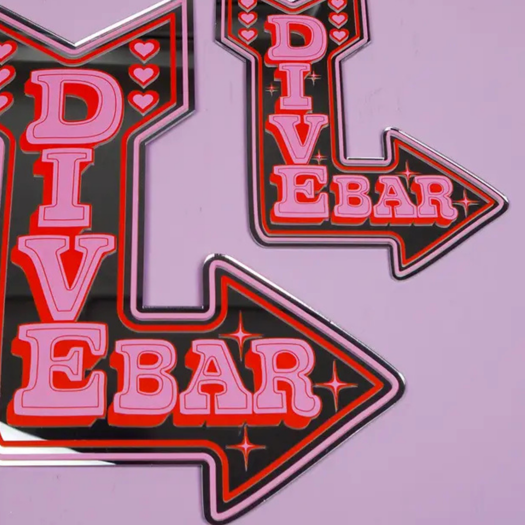 Retro Dive Bar mirror small-New Arrivals 2025-Little Fish Co.