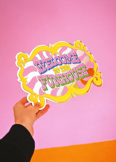 The fun house mirror pink green-New Arrivals-Little Fish Co.