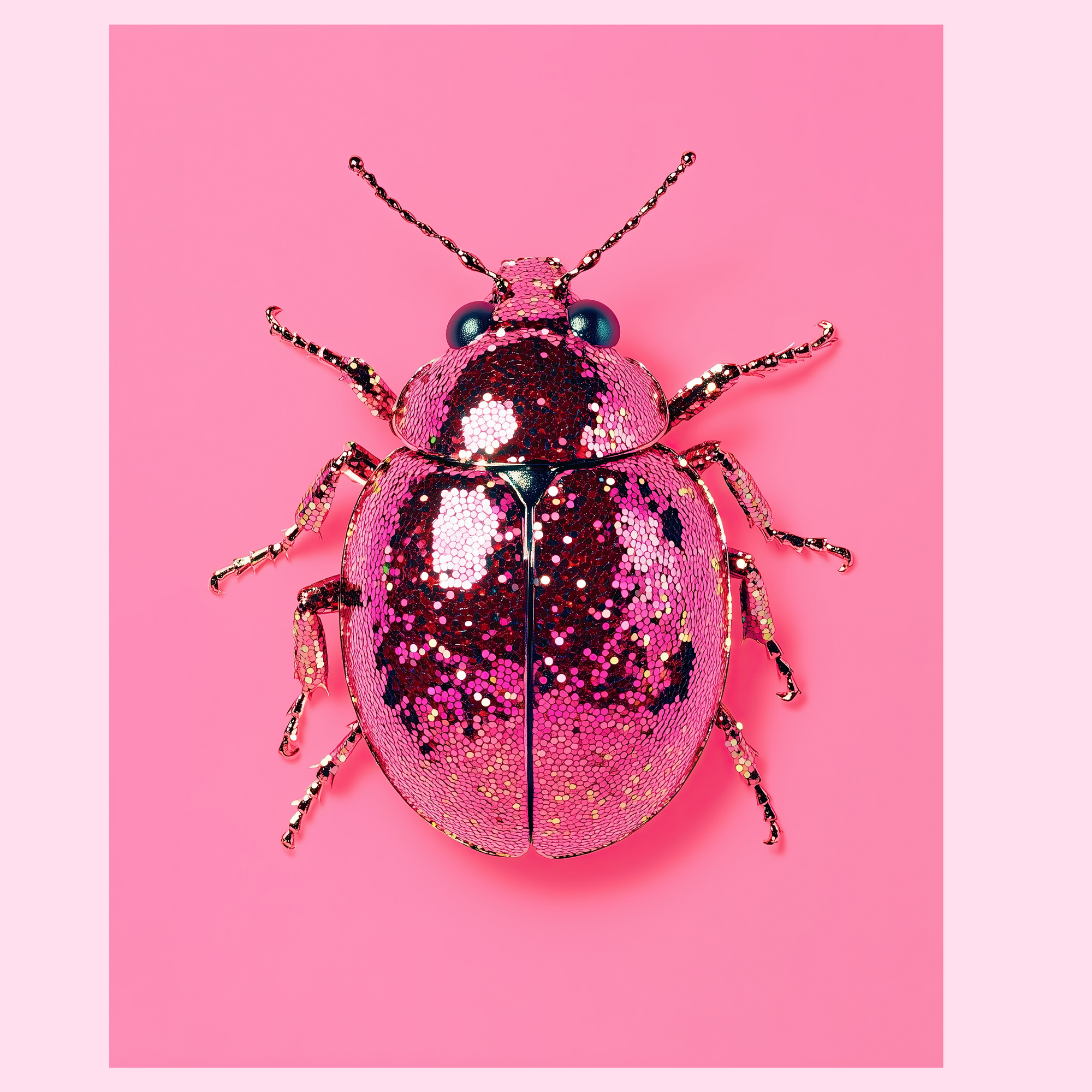 Ladybird - Pink-Top 30 Art-Little Fish Co.