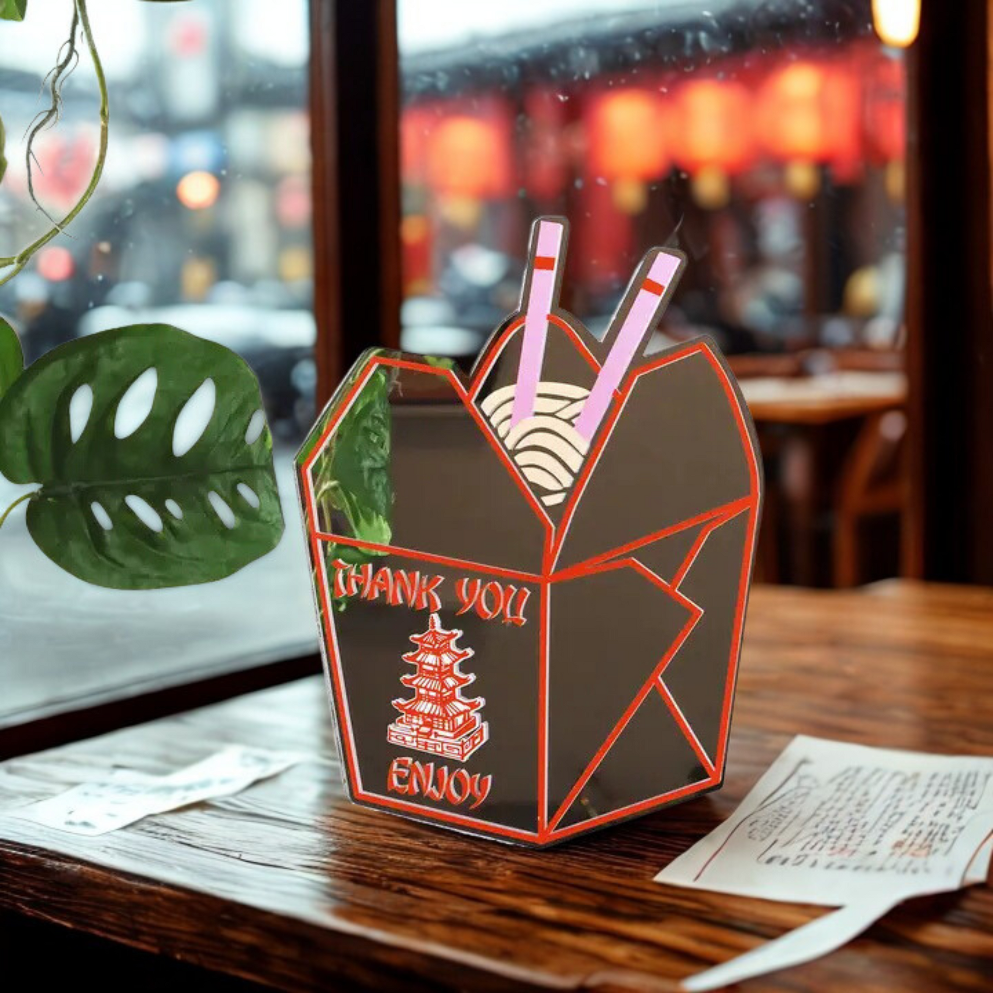 Chinese noodle take away box mirror-Top 30 Decor-Little Fish Co.