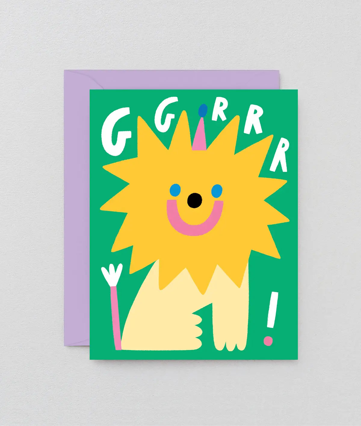 GRRR Lion birthday card-Fun-Little Fish Co.