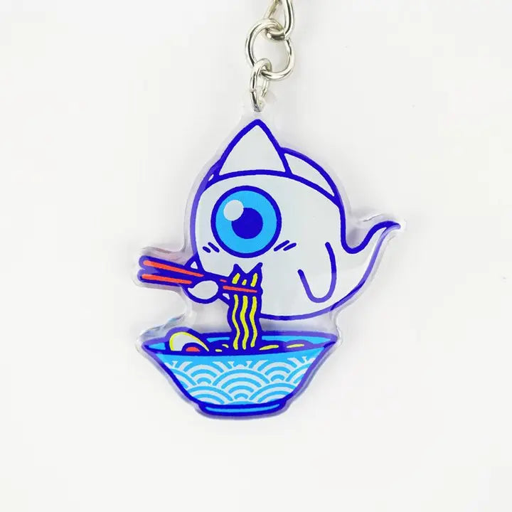 Yu Ramen Keychain in recycled acrylic-New Arrivals 2025-Little Fish Co.