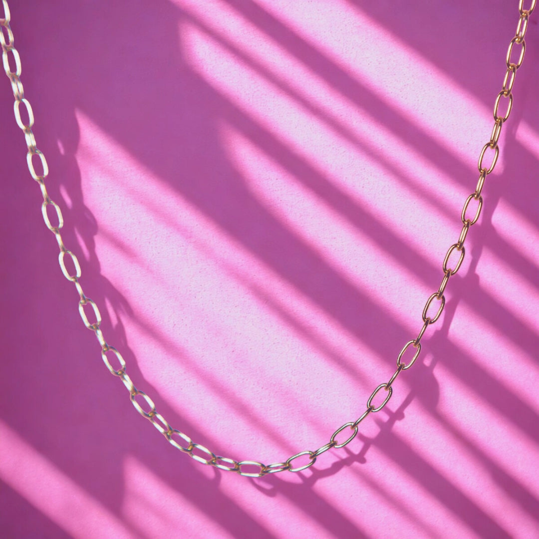 Link Charm Necklace Chain - Single Chain only-Fun-Little Fish Co.