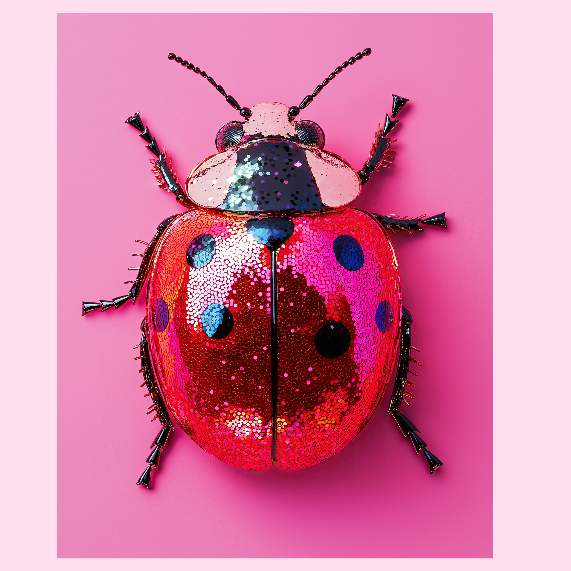 Ladybird - Red spots-Top 30 Art-Little Fish Co.