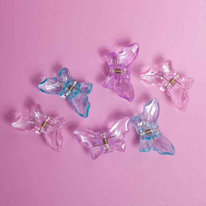 Set of 6 Butterfly Hair Clips - cupcake-Fun-Little Fish Co.