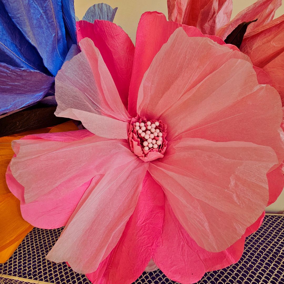 Moonlight Paper Flower -Pink-Little Fish Co.