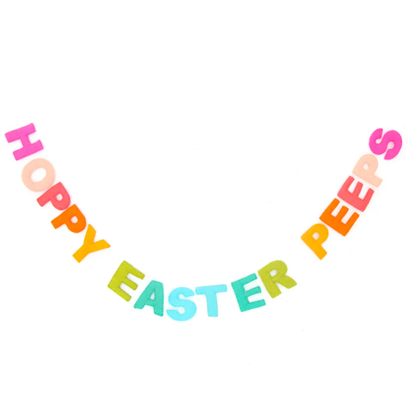 Hoppy Easter Peeps Felt Garland-Fun-Little Fish Co.