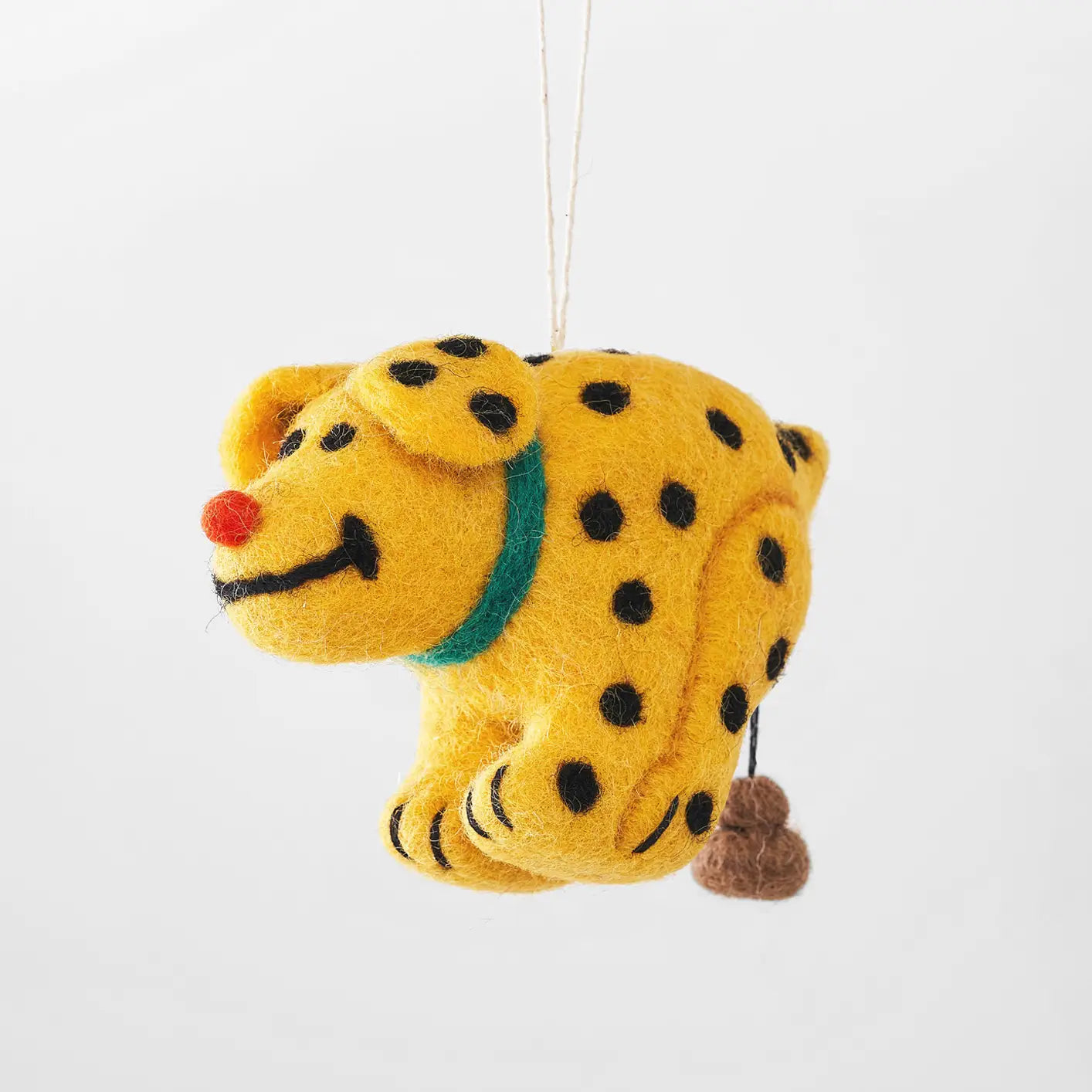 Len Dog Hanging Felt Ornament